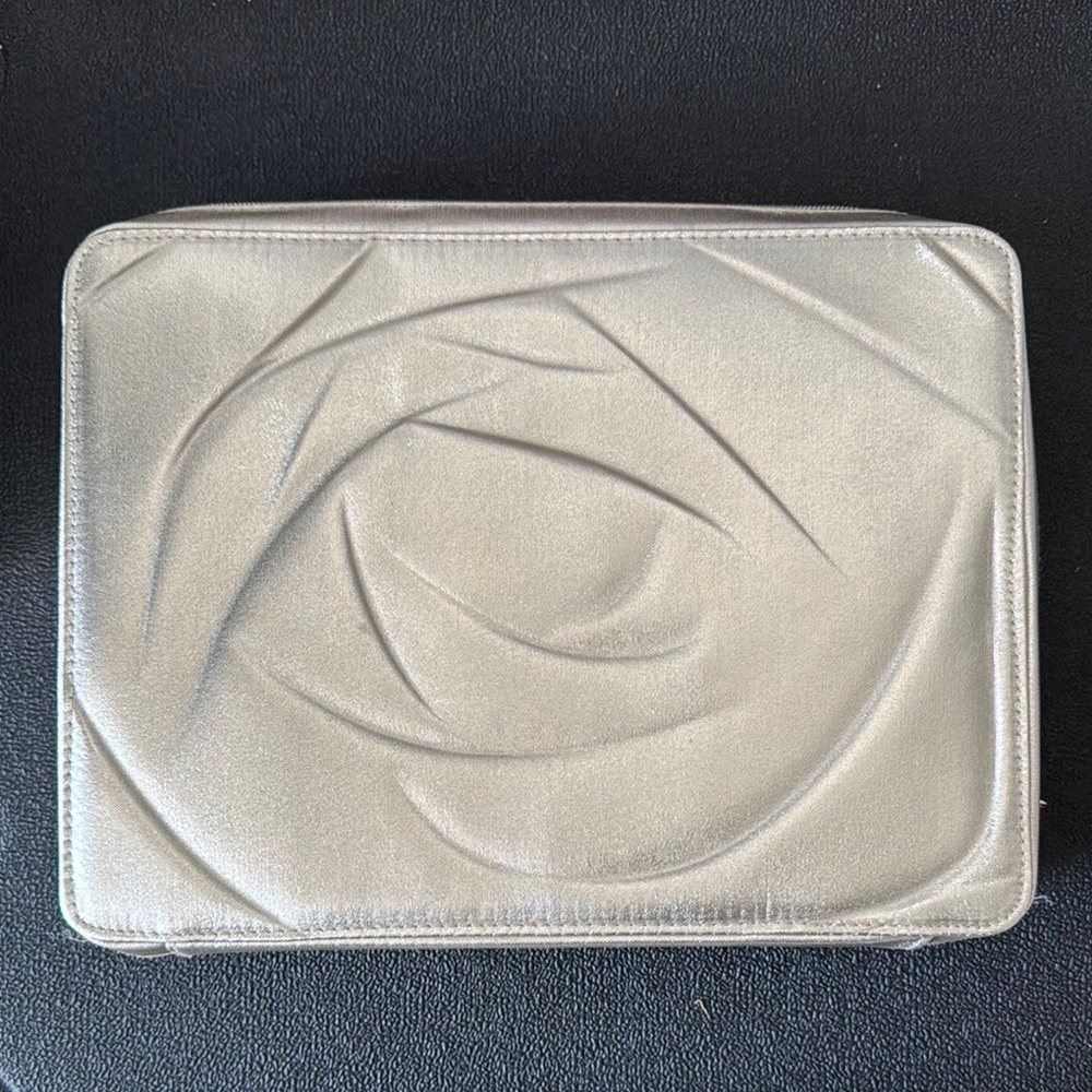 Lancome Silver Cosmetic Bag